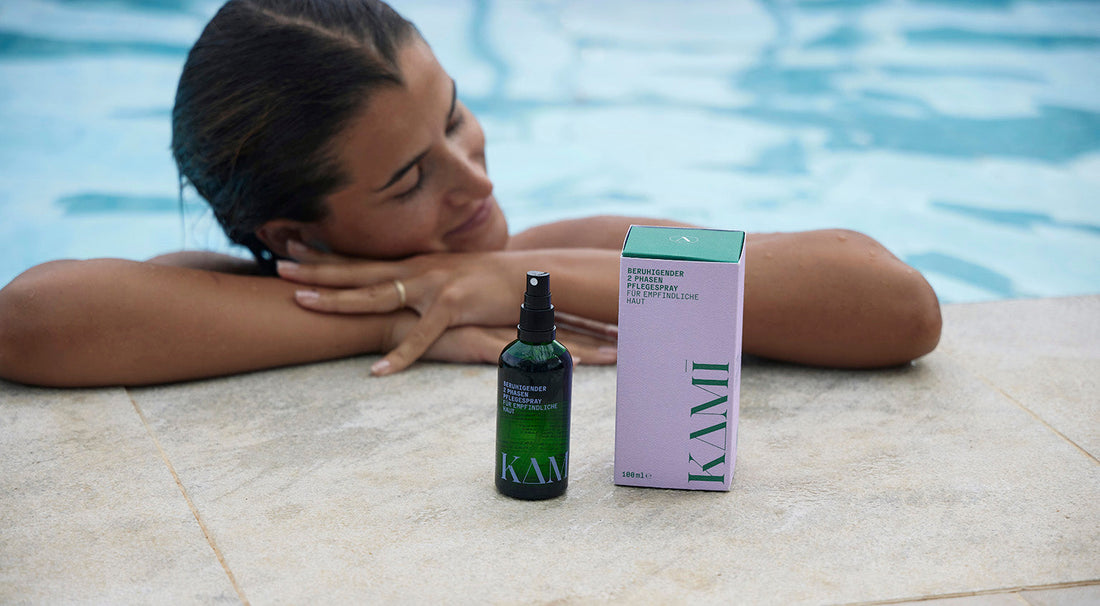 KAMI 2-Phasen Spray hilft bei Sonnenbrand